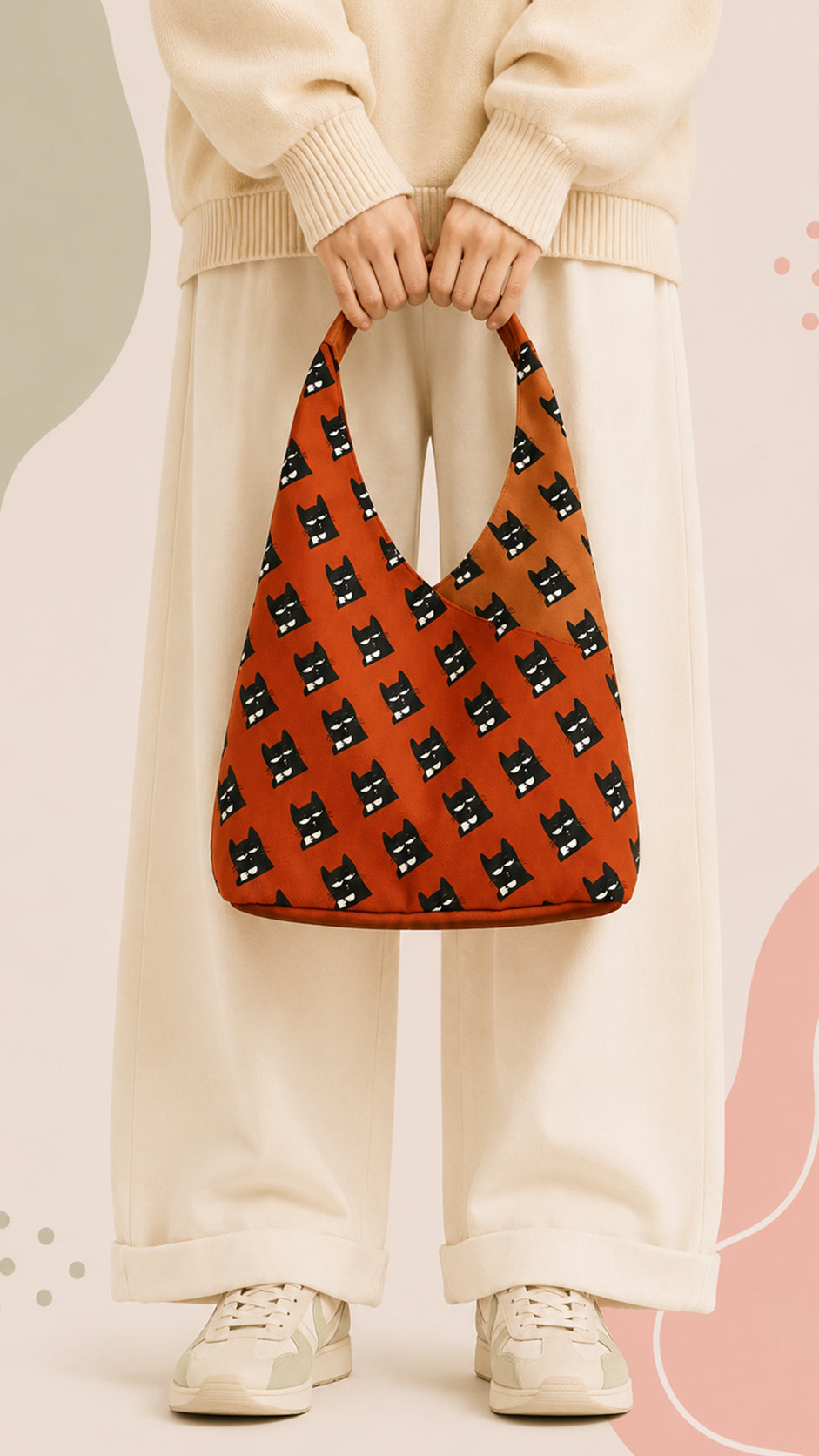 Cat Hobo Bag