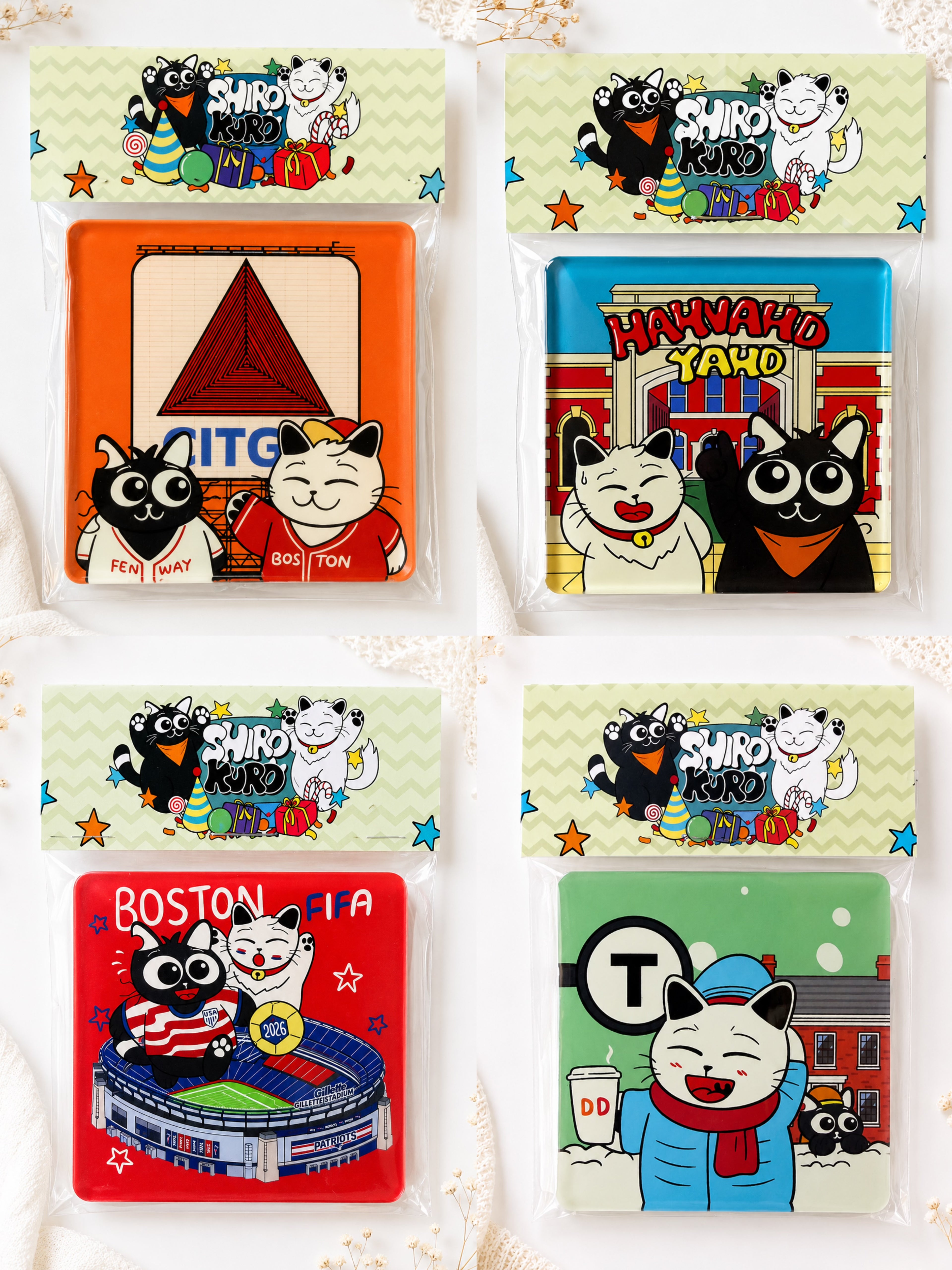 Boston-themed magnet