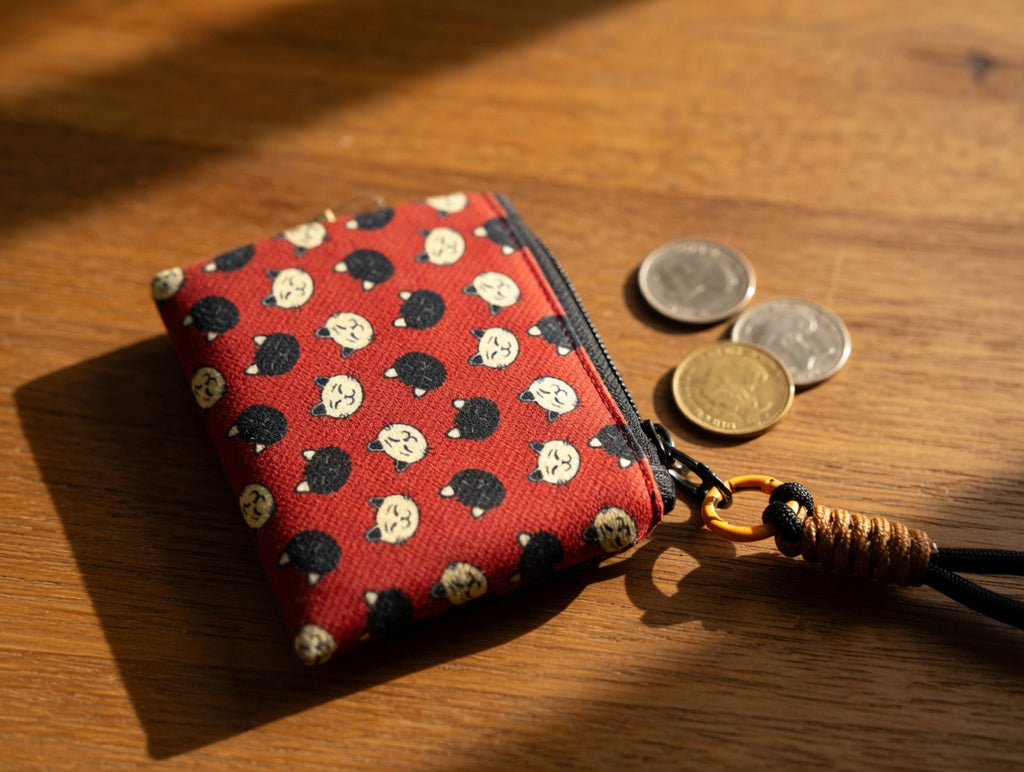 Cat-Themed Mini Crossbody Pouch