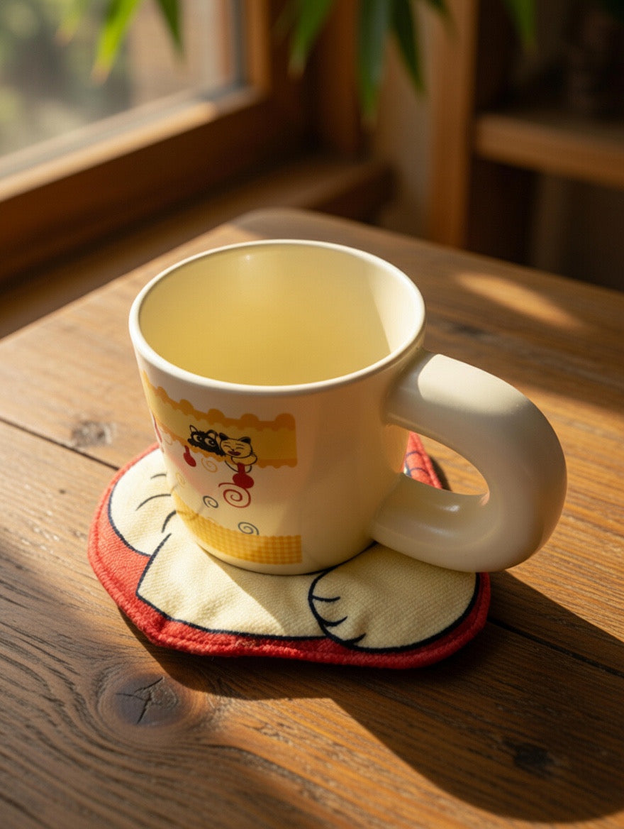 Cat-Shaped Cup Coasters