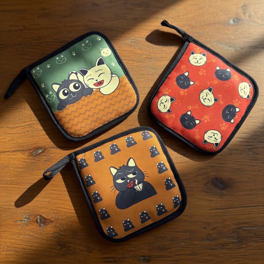 Cat-Themed Pot Holder