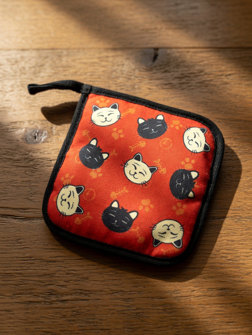Cat-Themed Pot Holder