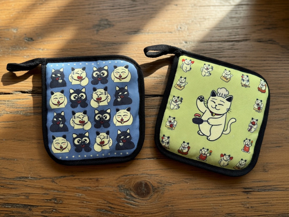 Cat-Themed Pot Holder