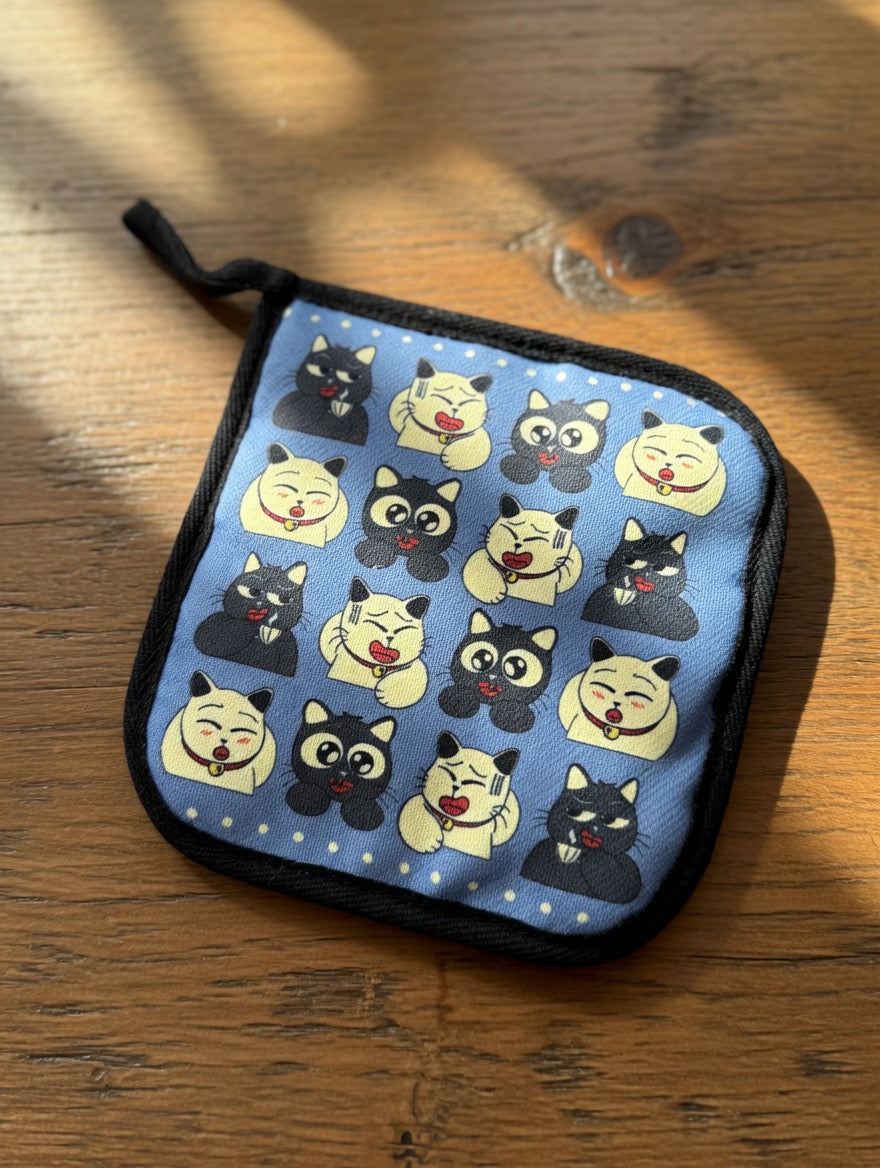 Cat-Themed Pot Holder