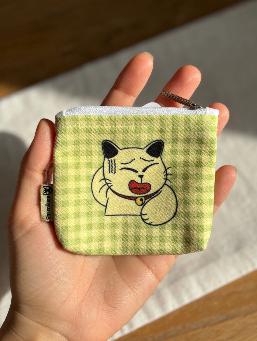 Cat-Themed Mini Coin Pouch
