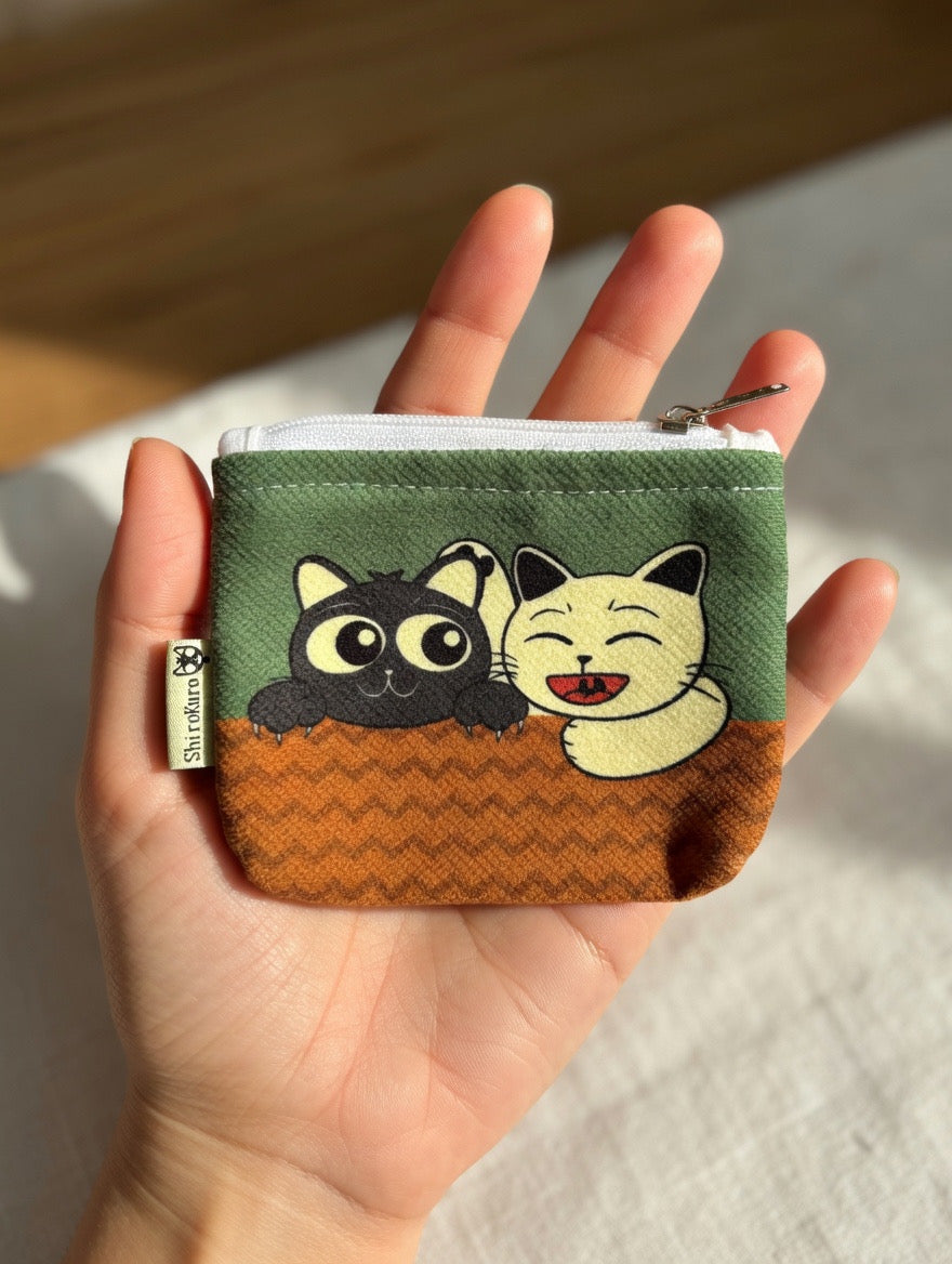 Cat-Themed Mini Coin Pouch