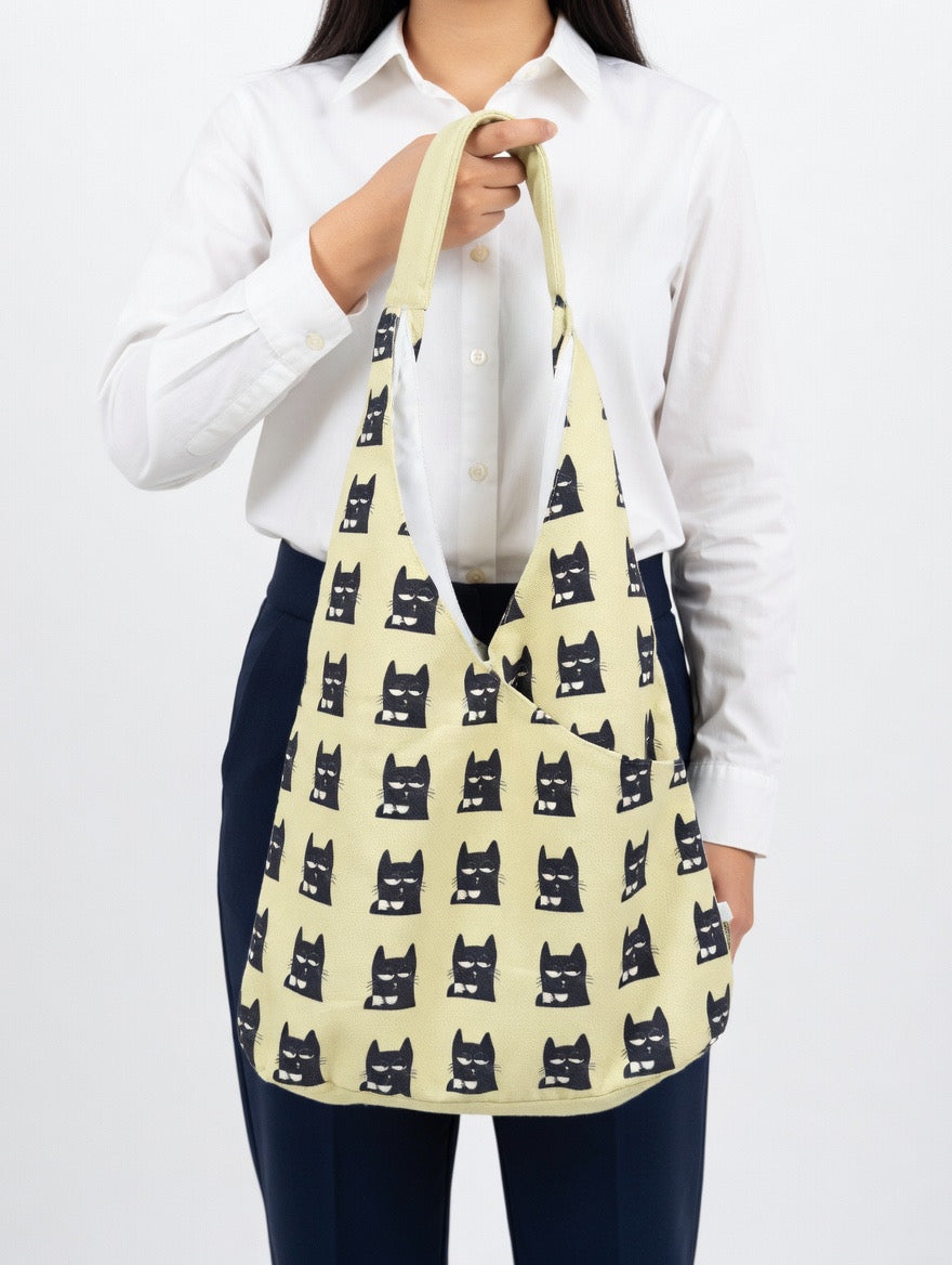 Cat Hobo Bag