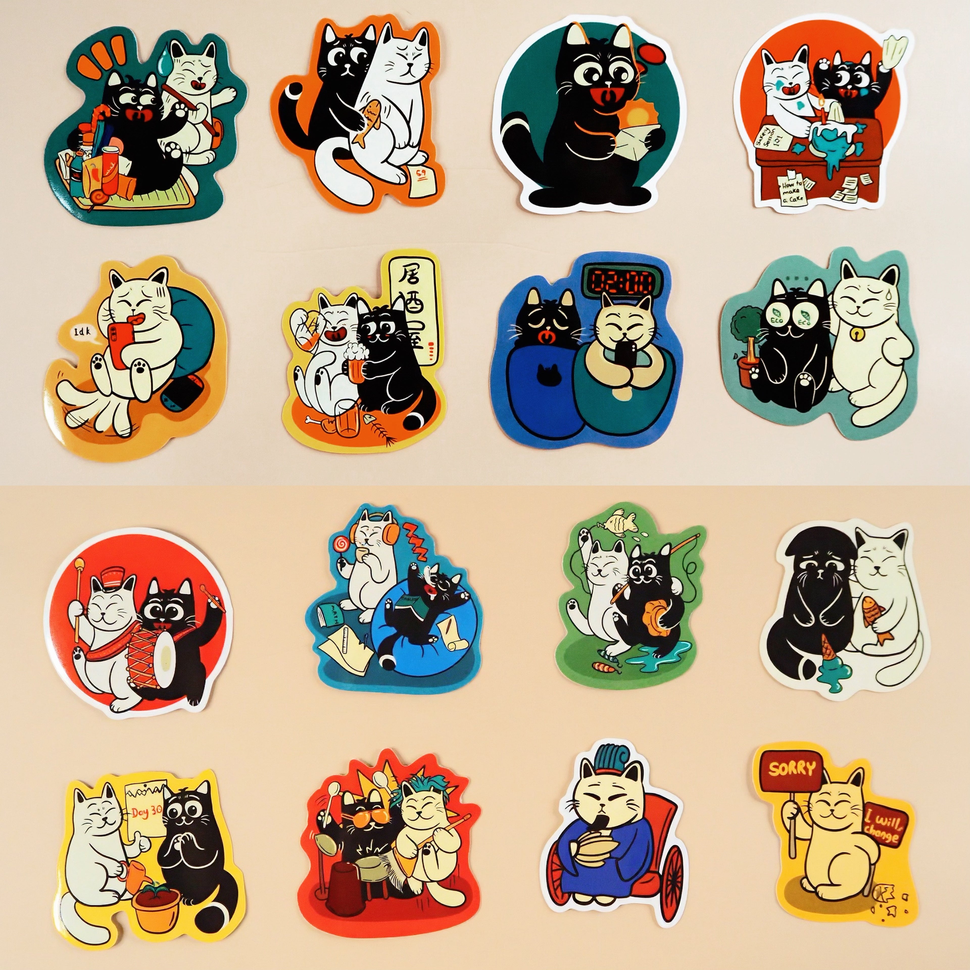 Sticker Pack (5cm*8 pieces a pack)