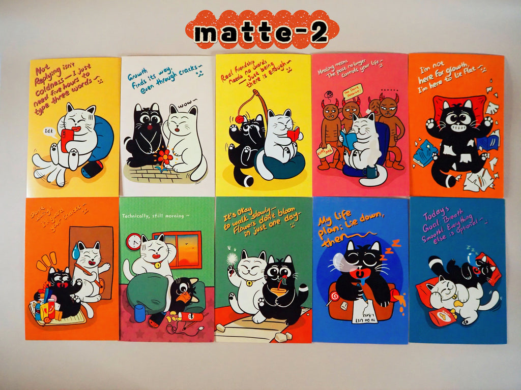 ShiroKuro Cat Everyday Moments Postcard Set (Pack of 10)