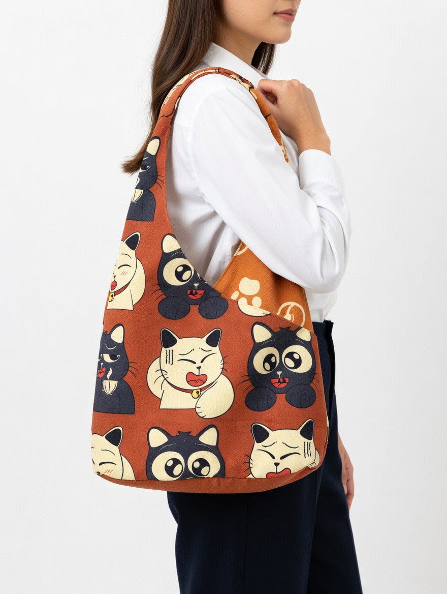 Cat Hobo Bag