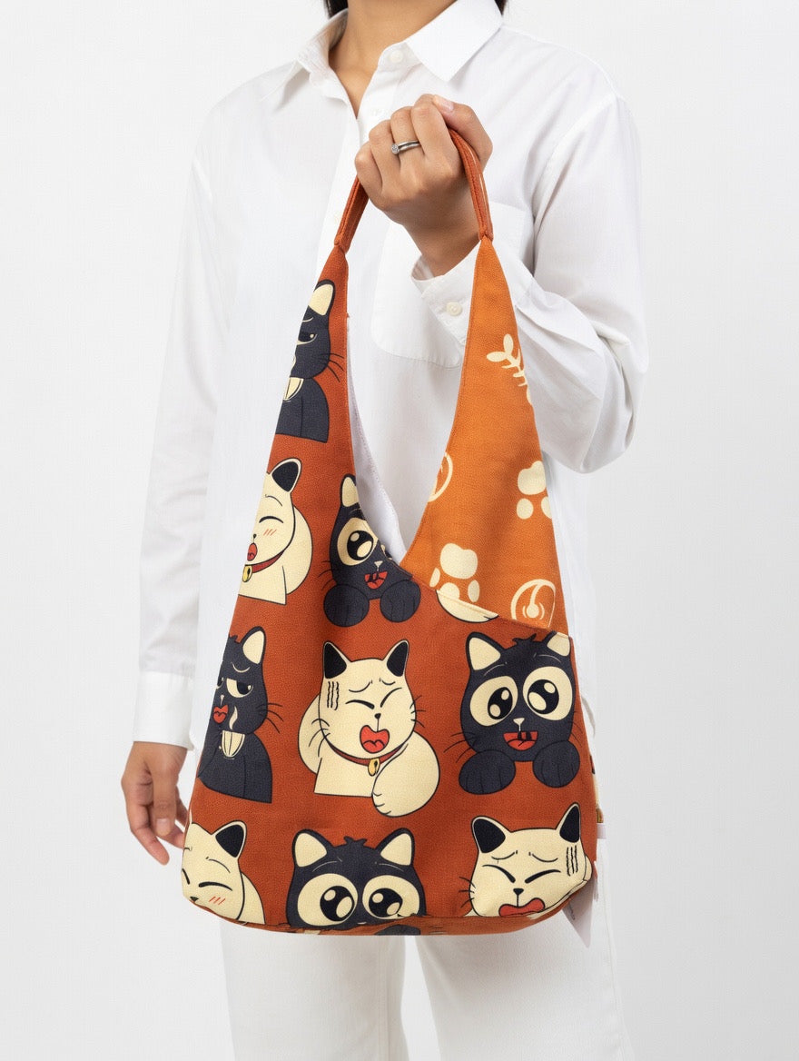 Cat Hobo Bag