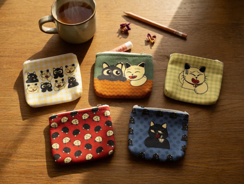Cat-Themed Mini Coin Pouch