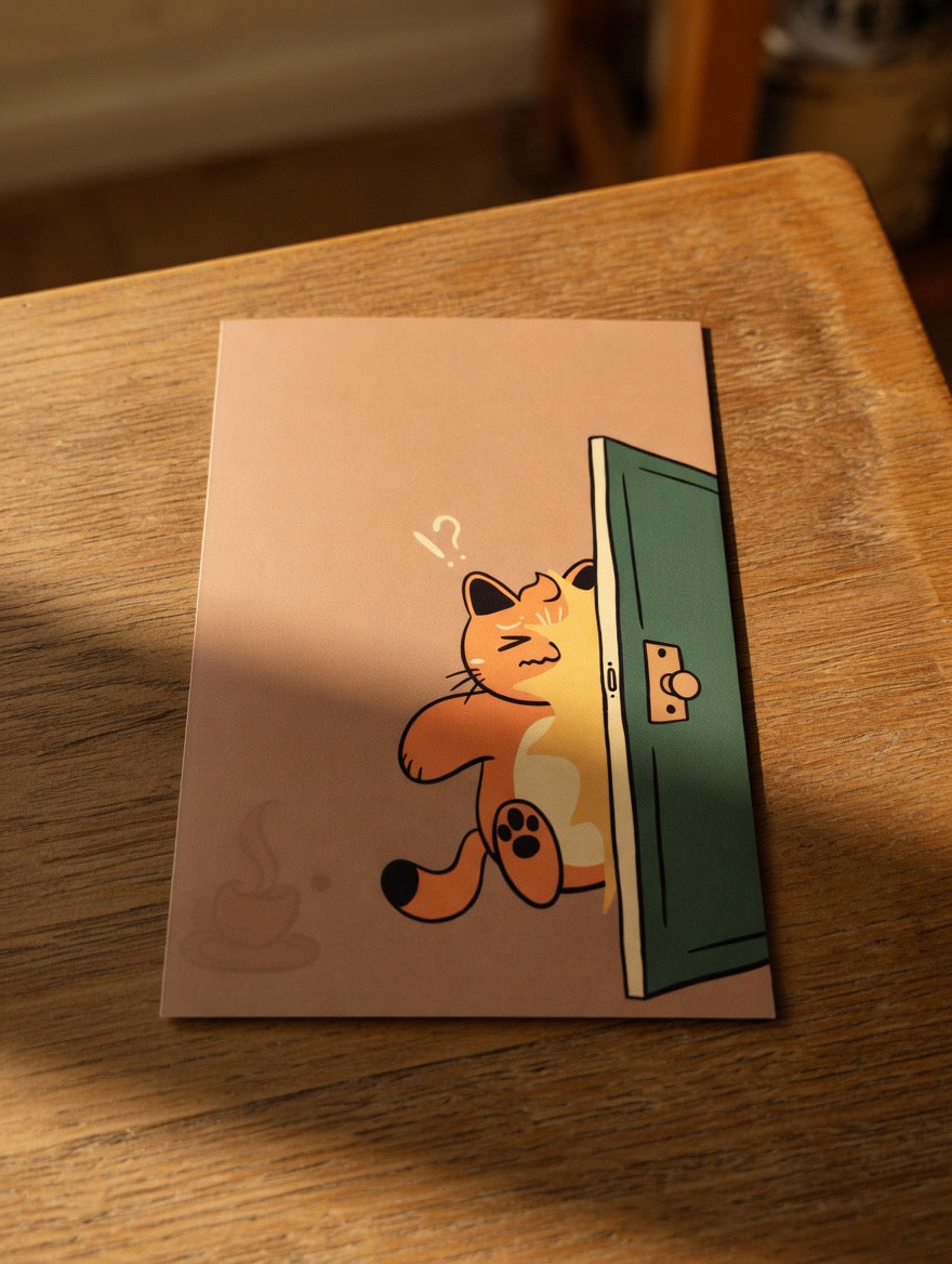 Cat-Themed Greeting Card （Medium）