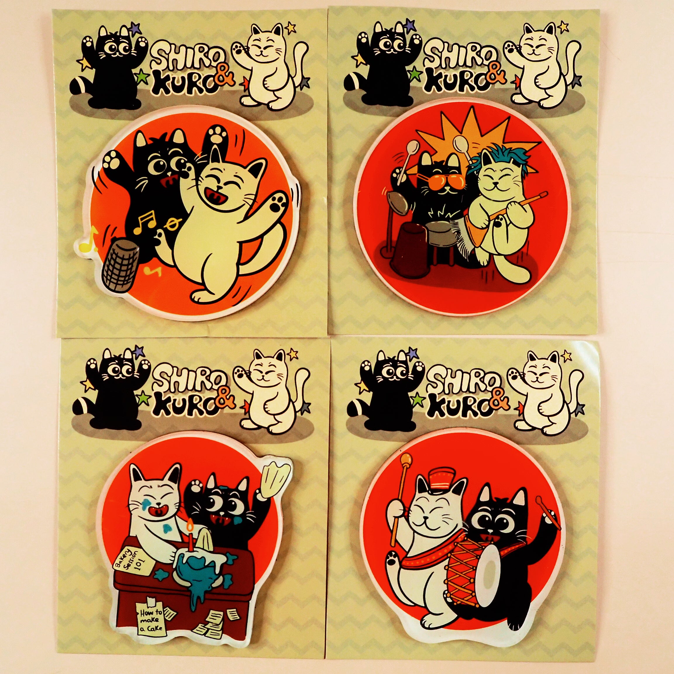 Cat-Themed Magnet