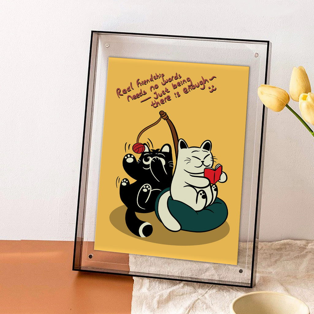 Personalization:  “You & Your Pet” Portrait（Please read description carefully）